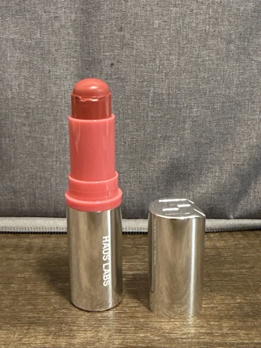 HAUS LABS Fuse Glassy Blush Balm in Glassy Rosette. NEW. 0.18 Oz